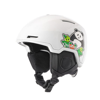 Ski Helmet with Adjustable Ventilation and Detachable Liner for Winter Sports