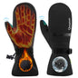 Windproof Waterproof Thermal Ski Gloves Double-Layer Insulation Touchscreen